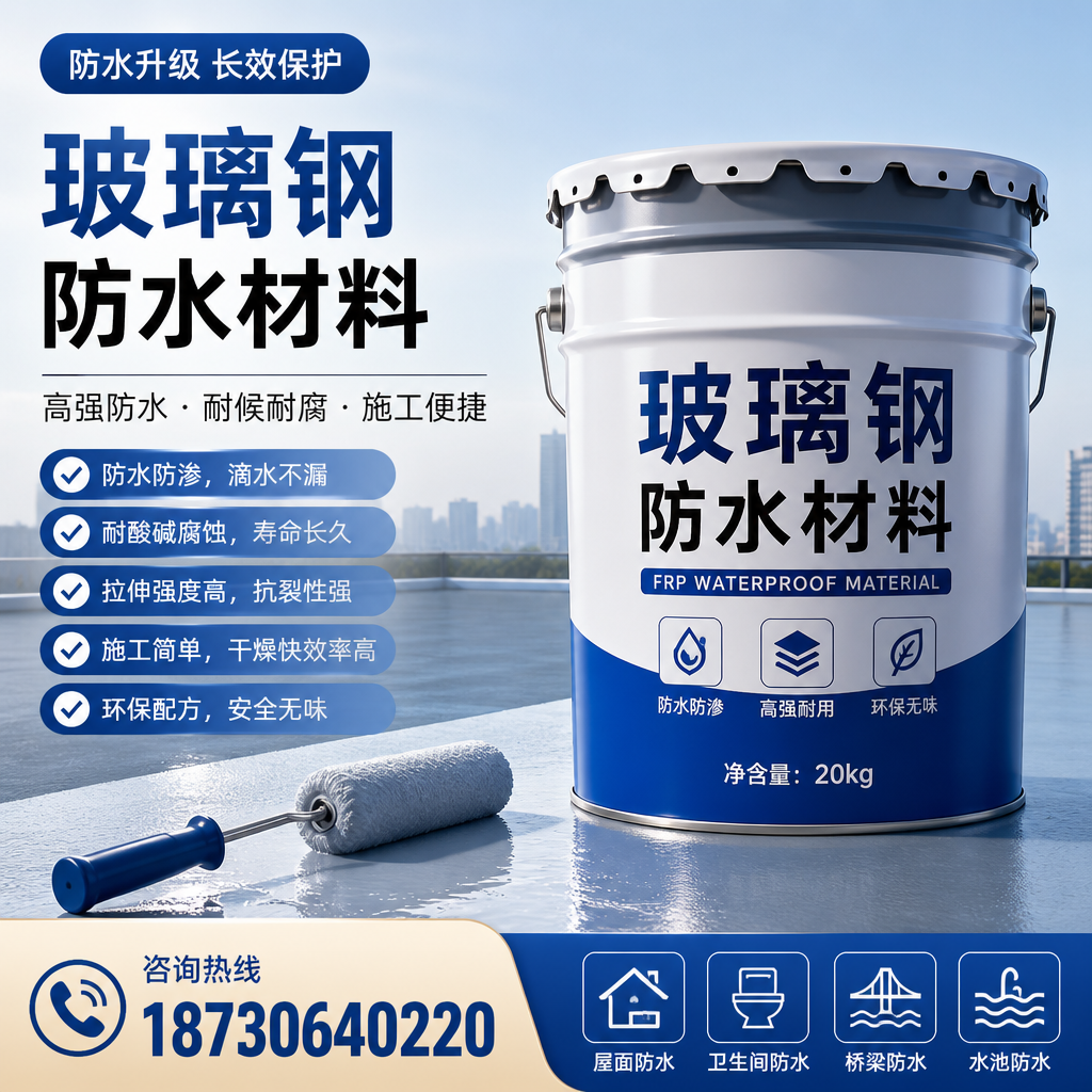 专家解析：玻璃钢防水材料的市场前景分析在 巴音郭楞