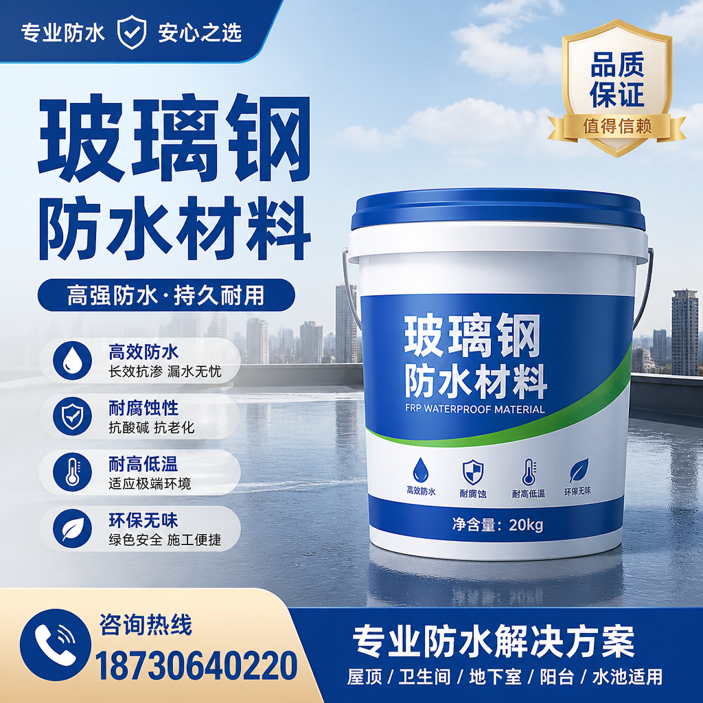 了解玻璃钢防水材料的市场趋势，巴音郭楞 企业不可不知